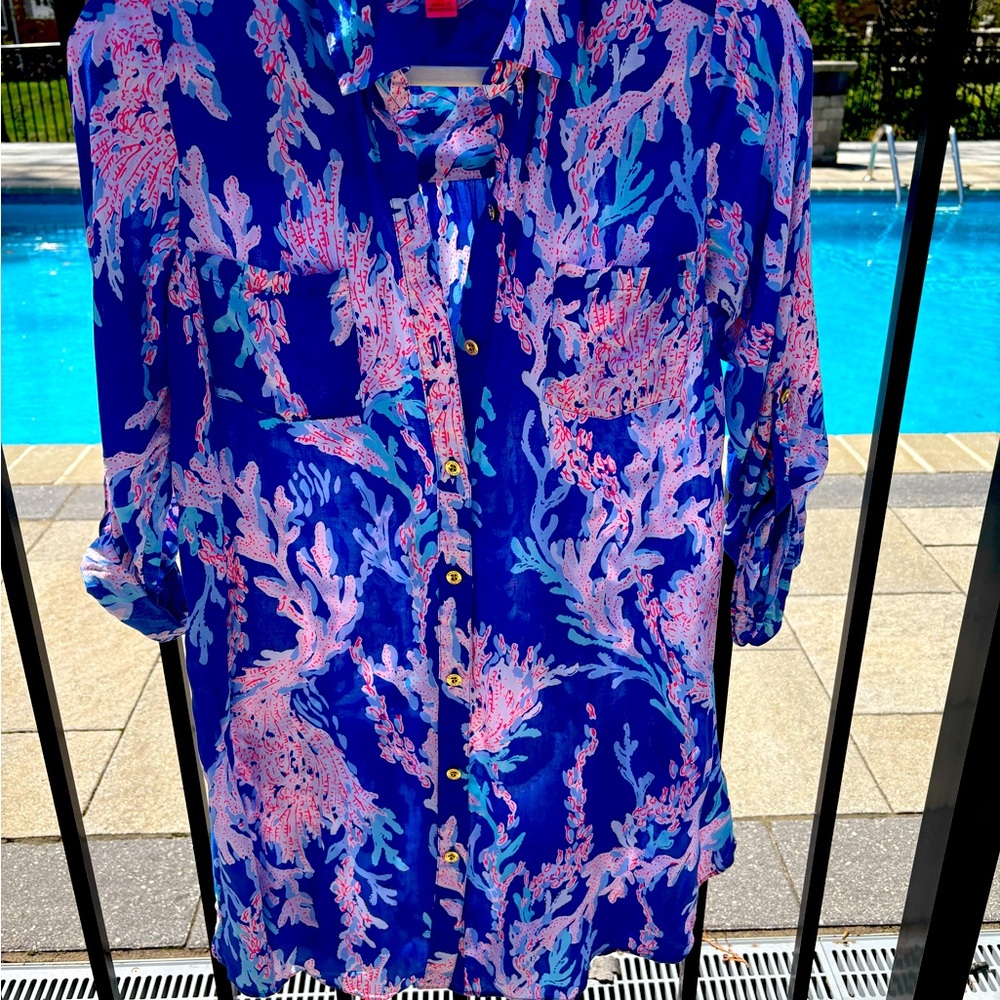 Lilly Pulitzer Tunic Cover up size extra small
